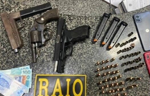 Criminosos são presos com armas e granada após perseguição e troca de tiros em Maracanaú/CE