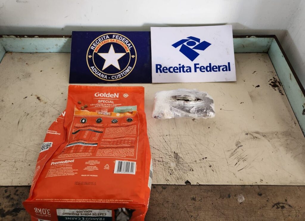 Resina da maconha: Receita apreende 3 kg de haxixe em encomenda no Aeroporto de Fortaleza