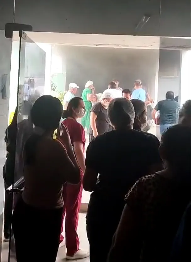 Hospital municipal: incêndio é registrado no Gonzaguinha de Maranguape, no Ceará