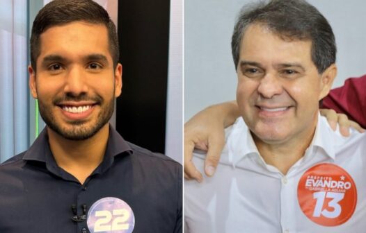 Evandro Leitão e André Fernandes se alternaram na liderança por três vezes durante apuração do 2º turno em Fortaleza