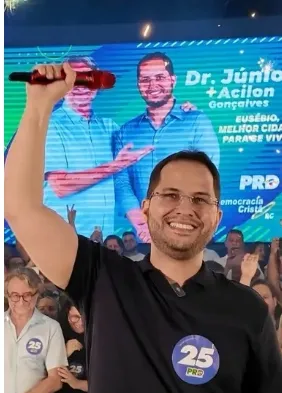 Eleições 2024 em Eusébio: Dr. Junior (PRD) é eleito prefeito com 80,96% dos votos válidos