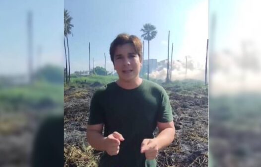 Gabriel Aguiar denuncia incêndio em área onde existe último abrigo dos pássaros jandaia