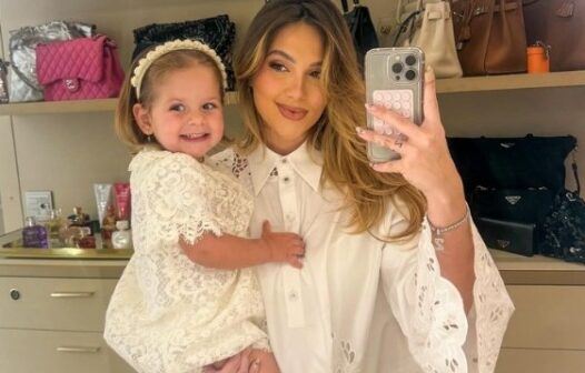 Maria Flor, filha de Virginia e Zé Felipe escolhe o próprio look