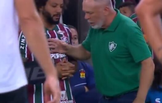 Fluminense x Grêmio: Mano Menezes se irrita com Marcelo e deixa de colocá-lo em campo