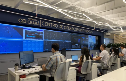 Centro de Operações da Ambiental Ceará investe em tecnologia para operar remotamente e monitorar estações de esgoto em tempo real