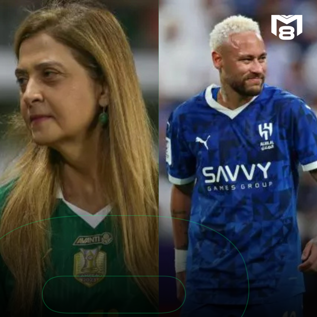 Leila descarta Neymar no Palmeiras em 2025: ‘O Palmeiras não é departamento médico’