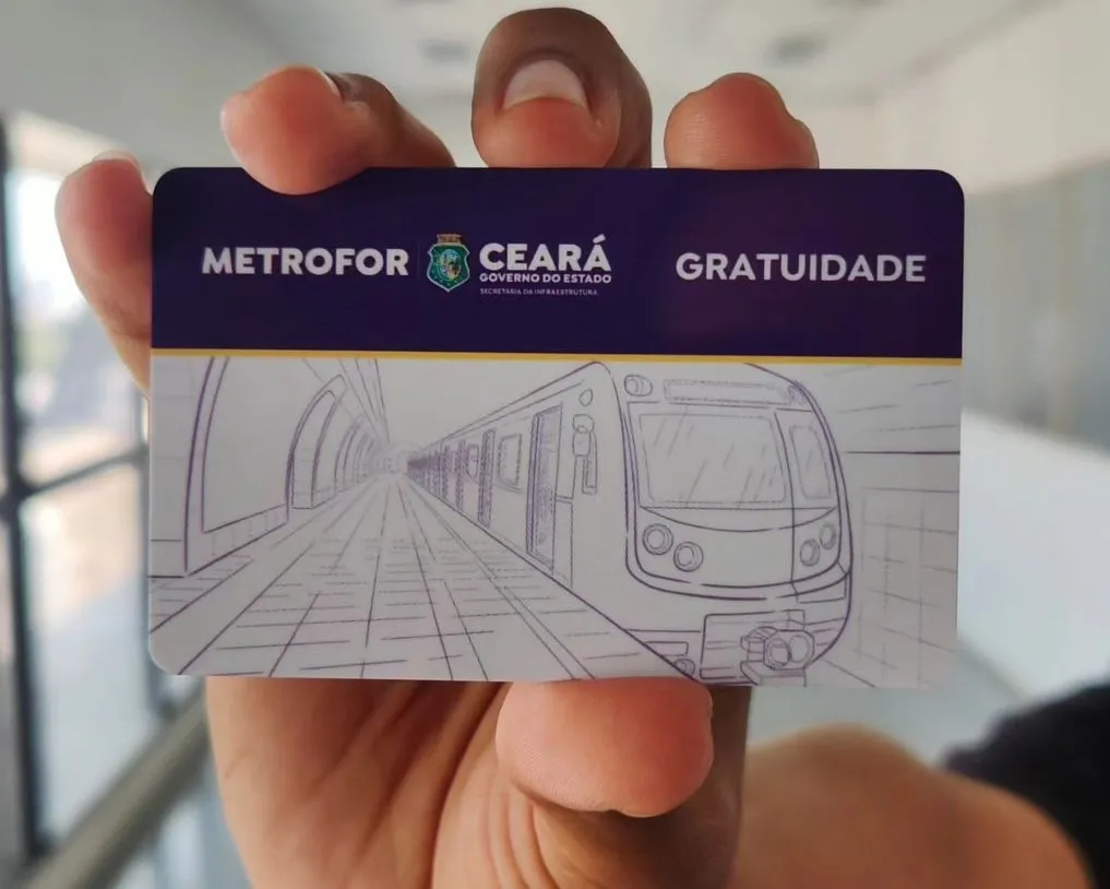 Cartão Gratuidade do Metrofor deve ser revalidado até fim de 2024 para evitar bloqueio; saiba mais