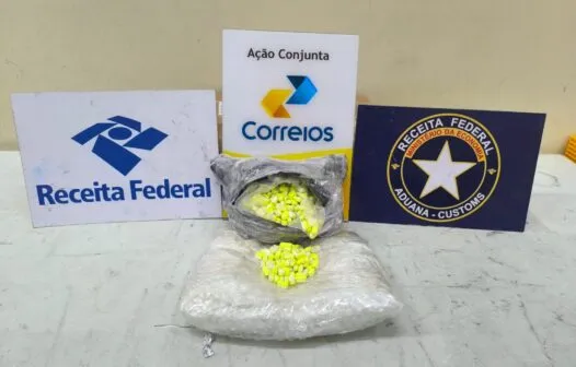 Em ação da Receita Federal e Correios, cerca de 2 mil comprimidos de ecstasy são apreendidos em Fortaleza