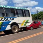 Bebê de sete meses morre em acidente com ônibus escolar em Viçosa do Ceará