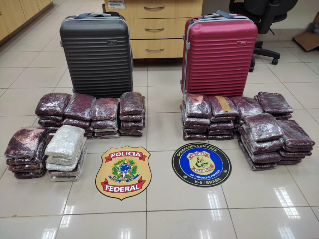 Homem é preso em flagrante com 33 kg de maconha no Aeroporto de Fortaleza