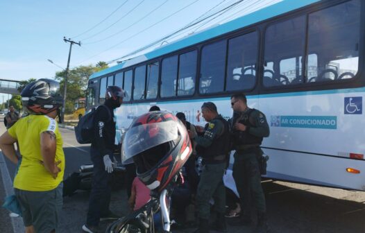 Grave acidente na BR-116 deixa motociclista ferido com amputação parcial