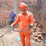 Bombeiros resgatam cobra e iguana em residências no Ceará