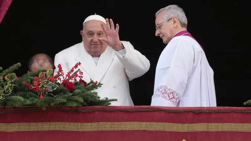 Papa Francisco clama por paz e reconciliação em mensagem de Natal