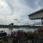 Ponte do Estreito desaba na divisa entre Tocantins e Maranhão