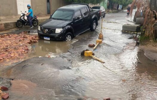 Barbalha registra maior chuva do Ceará com 135 mm; ruas ficam alagadas