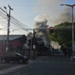 Incêndio atinge loja de ferramentas no Centro de Fortaleza, nesta terça-feira (31)