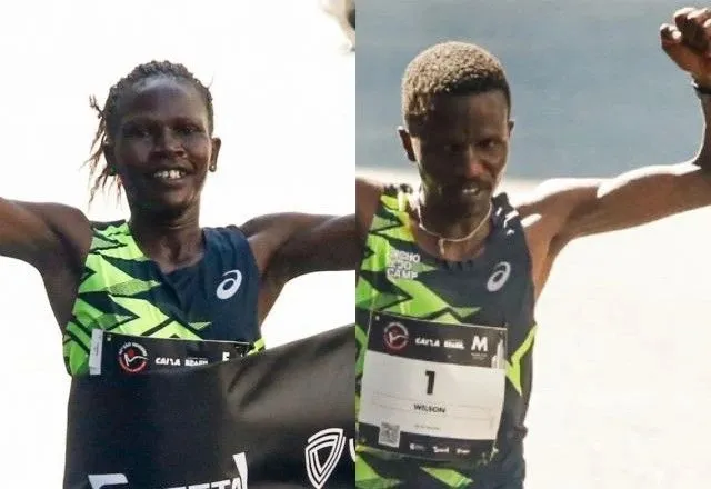 Agnes Keino e Wilson Too, do Quênia, vencem a corrida de São Silvestre; Brasil sobe no pódio