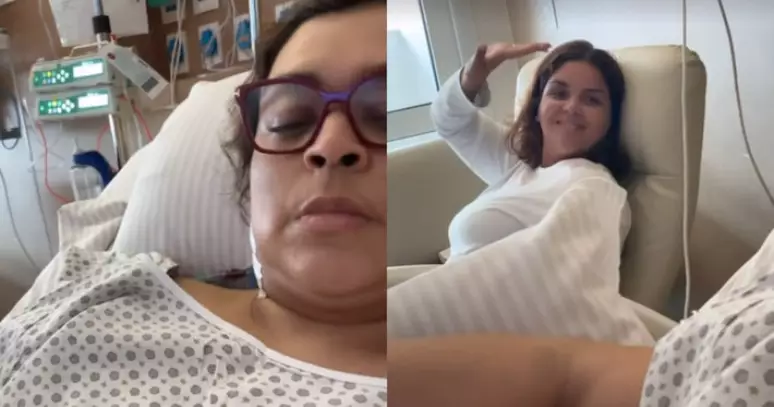 Preta Gil publica vídeo ao lado de amiga no hospital: ‘Quem não sai do lado?’