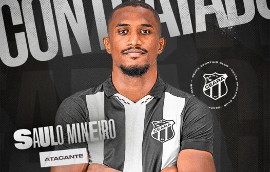 Ceará anuncia a venda do atacante Saulo Mineiro ao time chinês Shanghai Shenhua