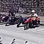 Três criminosos são flagrados furtando moto estacionada na rua em área nobre de Fortaleza