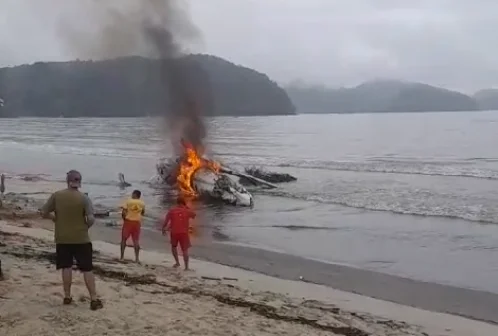 Queda de avião de pequeno porte em Ubatuba, SP, deixou 1 pessoa morta, corrige prefeitura