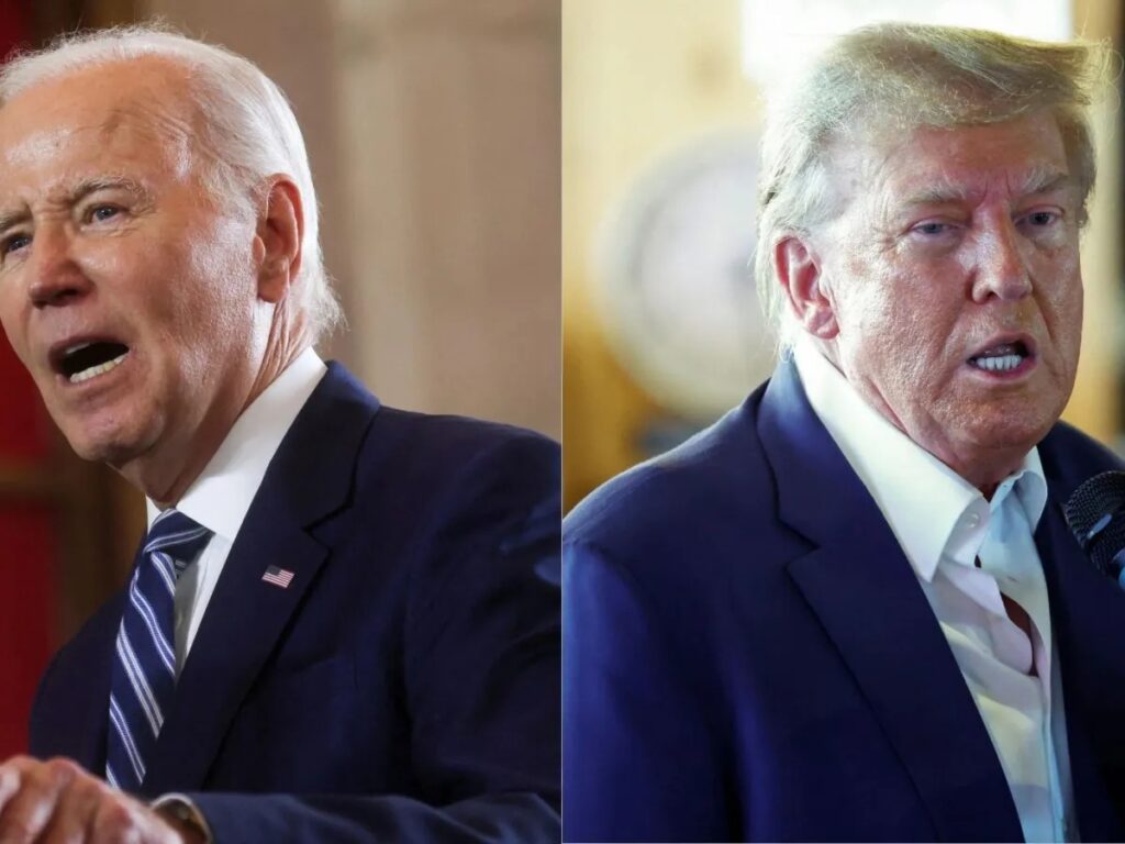 Donald Trump crítica gestão Biden e promete ‘restaurar a competência’ no governo