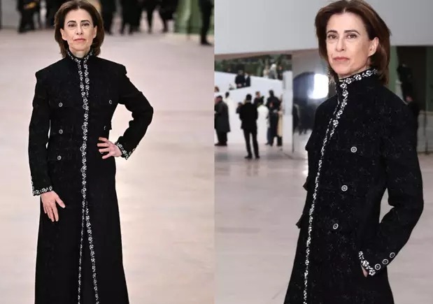 Fernanda Torres marca presença em desfile da Chanel na Semana de Moda de Paris