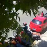 Moto é roubada em poucos segundos no bairro Aldeota; câmera registra ação criminosa