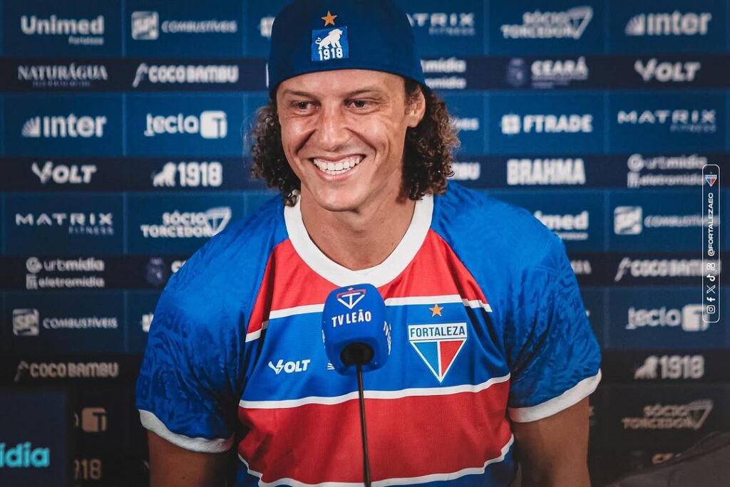 David Luiz é apresentado pelo Fortaleza: ‘Estou aqui totalmente feliz, de corpo e alma’