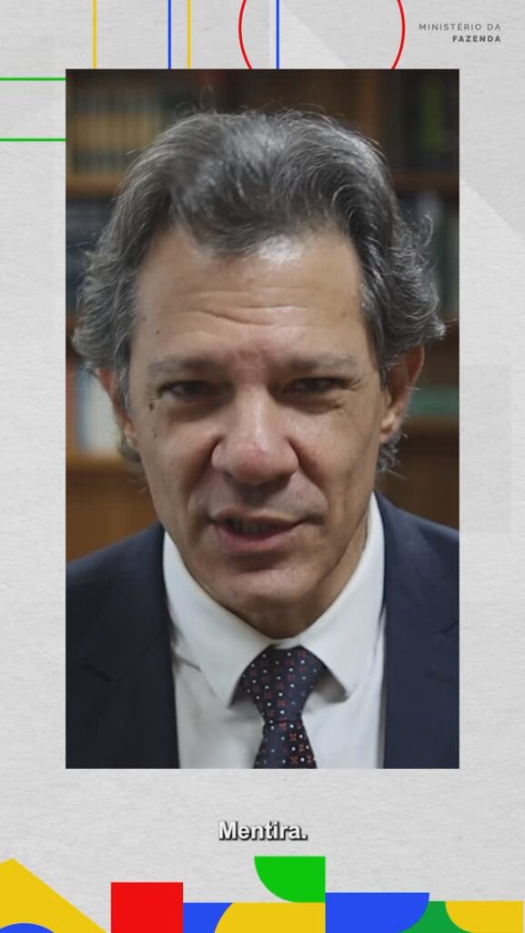 Haddad posta vídeo para negar ‘imposto do Pix’ e outras taxas: ‘É mentira!’