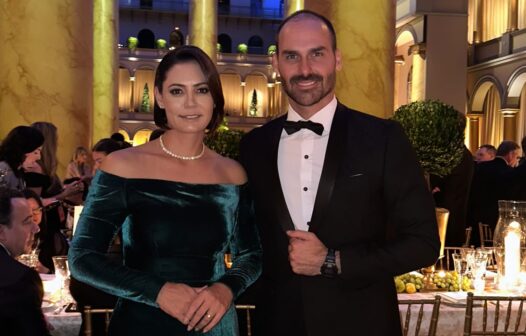 Michelle e Eduardo Bolsonaro ficam impedidos de entrar no Capitólio na posse de Trump
