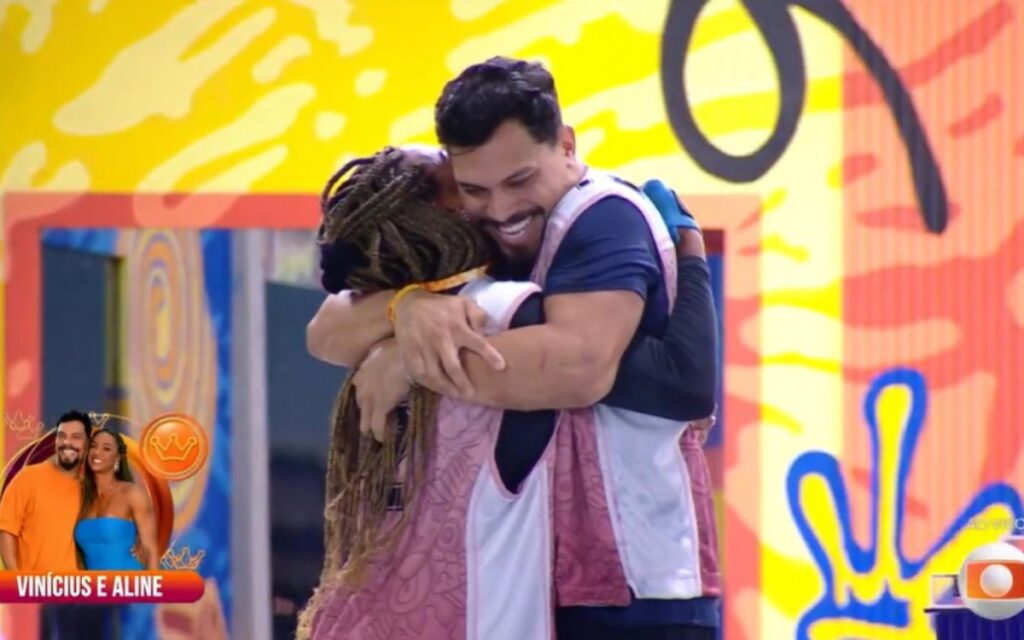 Vinícius e Aline vencem primeira Prova do Líder do ‘BBB 25’