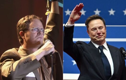 Cena de ‘The Office’ é comparada ao discurso de Elon Musk em comício de Trump