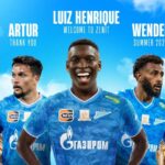 Zenit anuncia chegada de Luiz Henrique e saídas de Artur e Wendel para o Botafogo