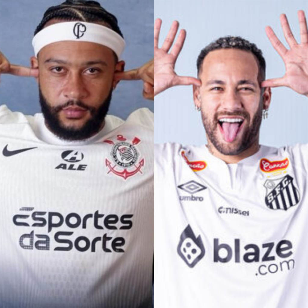 Memphis Depay x Neymar: duelo entre craques deve marcar Corinthians x Santos