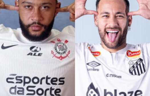 Memphis Depay x Neymar: duelo entre craques deve marcar Corinthians x Santos