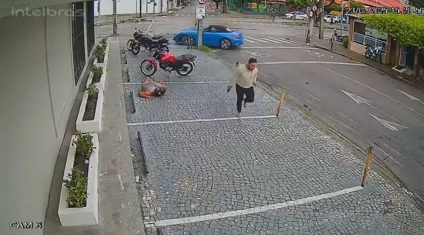 Motorista em BMW atira e mata bandido durante tentativa de assalto em Fortaleza