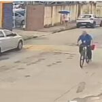 Ladrão com farda de motorista de ônibus furta bicicleta em Fortaleza