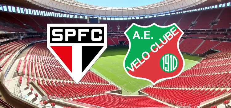 São Paulo x Velo Clube: onde assistir ao vivo hoje (13/02)