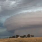 Vídeo mostra supercélula de chuva avançando do Uruguai ao Rio Grande do Sul