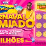 Tele Sena de Carnaval 2025: resultado do 1º sorteio de hoje, domingo (09/02)