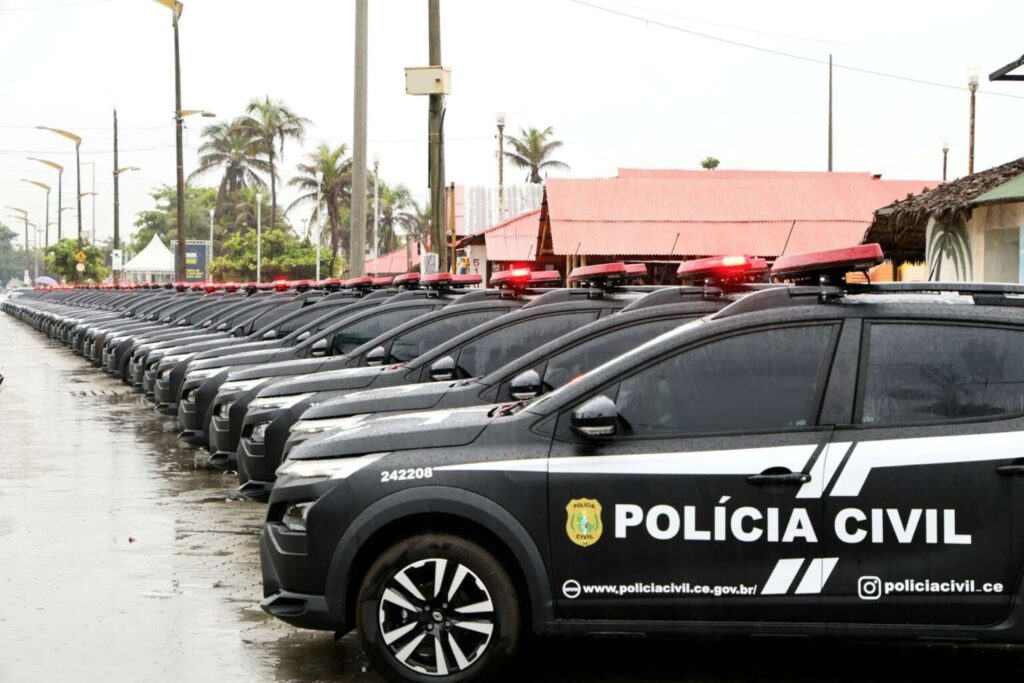 Polícia Civil do Ceará recebe mais 155 viaturas do Governo do Estado