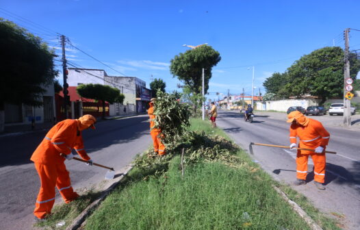 Operação de limpeza e reparos contempla 110 vias públicas de Fortaleza durante fevereiro e março