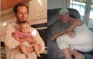 Filha de Bruce Willis recria foto antiga com o pai