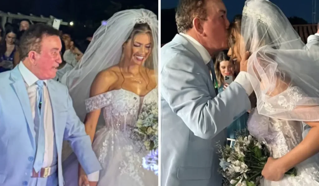 Casamento extravagante de Amado Batista com miss teve fogos em fazenda de R$ 350 milhões