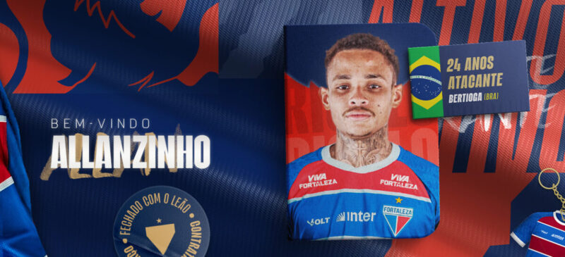 Fortaleza anuncia contratação do atacante Allanzinho até 2027