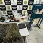 Polícia fecha laboratório de drogas em Caucaia durante Operação Strike