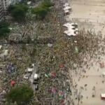 Manifestação de Bolsonaro em Copacabana tem público abaixo do esperado, com apenas 18,3 mil participantes