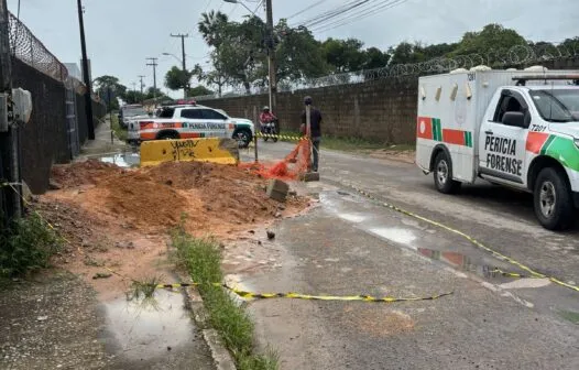 Corpo em estado de decomposição é encontrado dentro de bueiro em Fortaleza