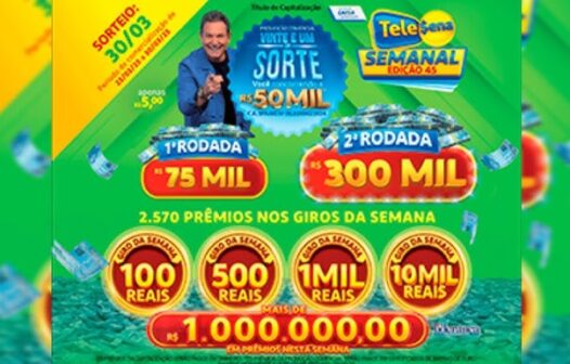 Tele Sena Semanal: confira o resultado de hoje, domingo (30/03)